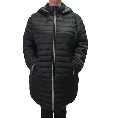 Jaqueta Alpelo Plus Size Capuz Removível Preta 40500126