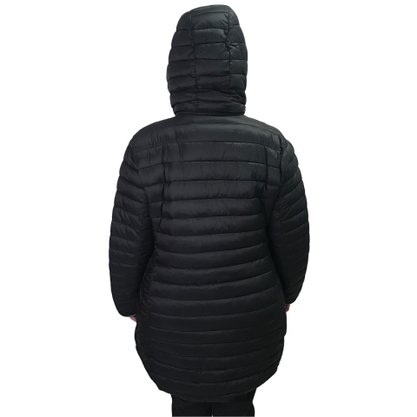 Jaqueta Alpelo Plus Size Capuz Removível Preta 40500126