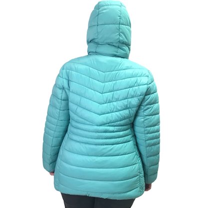 Jaqueta Alpelo Plus Size Capuz Removível Verde 20700029