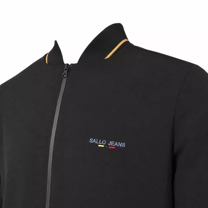 Jaqueta Bomber Sallo Brand Preta 0002