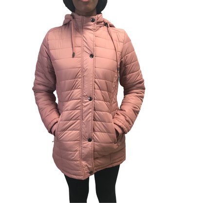 Jaqueta Dunialin Capuz Removível Rosê 2169