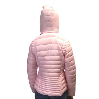 Jaqueta Dunialin com Capuz Removível Rosa 2181