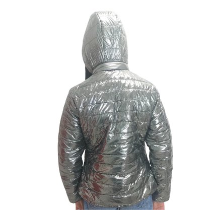 Jaqueta Dunialin Dupla Face com Capuz Preta 2204