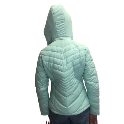 Jaqueta Dunialin Dupla Face com Capuz Verde 2204