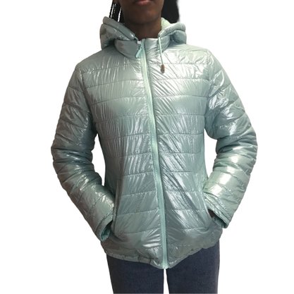 Jaqueta Dunialin Dupla Face com Capuz Verde 2204