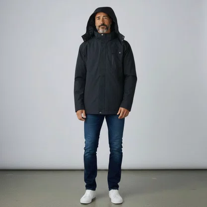 Jaqueta Masculina Alpelo 3 em 1 Preta 20900062 Resistente'Água