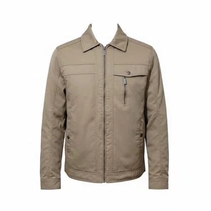 Jaqueta Masculina Dunialin Casual Bege 1365
