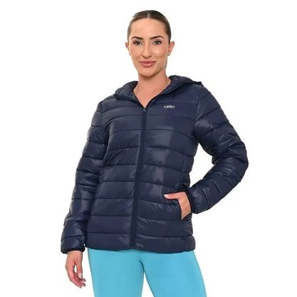 Jaqueta Olympikus Feminina Puffer Azul