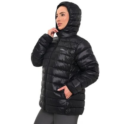 Jaqueta Olympikus Feminina Puffer Preta