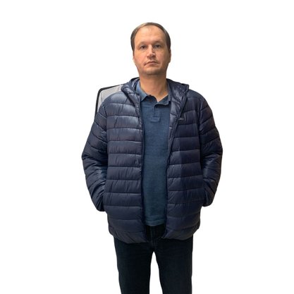 Jaqueta Olympikus Masculina Puffer Azul