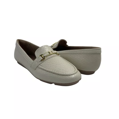 Loafer Piccadilly Off White 122042 Texturizado