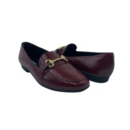 Loafer Piccadilly Verniz Vinho 250275 Conforto