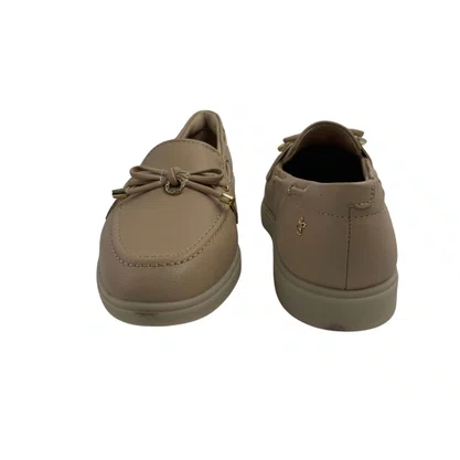 Loafer Softli Nude 10413 Super Conforto com Laço
