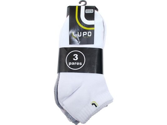 Meia Lupo Cano Baixo Kit 3 Pares 39 a 44 3225