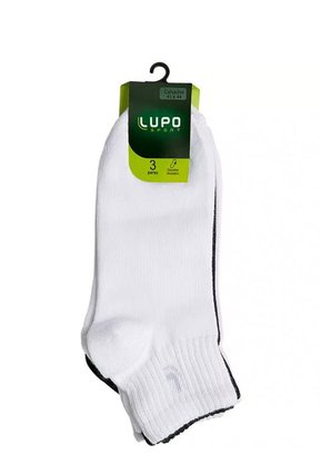 Meia Lupo Cano Baixo Kit 3 Pares 41 a 44 3223