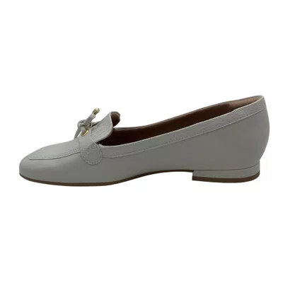 Mocassim Comfortflex Verniz Croco Off White 2679304