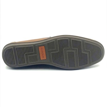 Mocassim Democrata Masculino Couro Marrom 226102