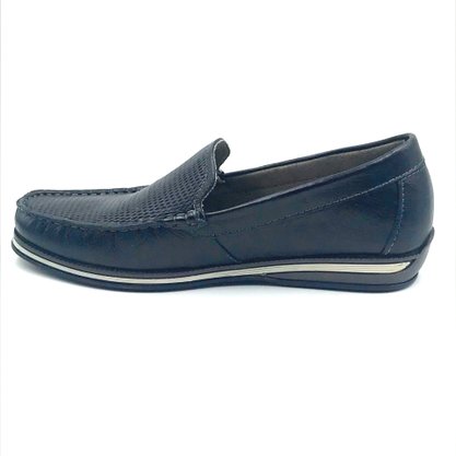 Mocassim Democrata Masculino Couro Preto 135201