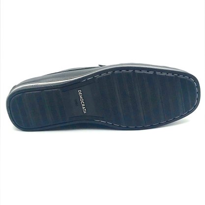 Mocassim Democrata Masculino Couro Preto 135201