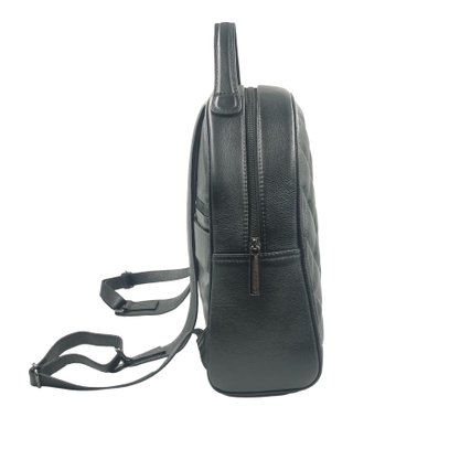 Mochila Scamboo Couro Matelassê Preta 1906