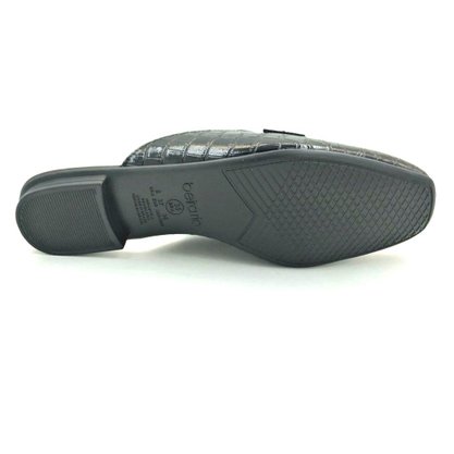 Mule Beira Rio Croco Preto 4266101