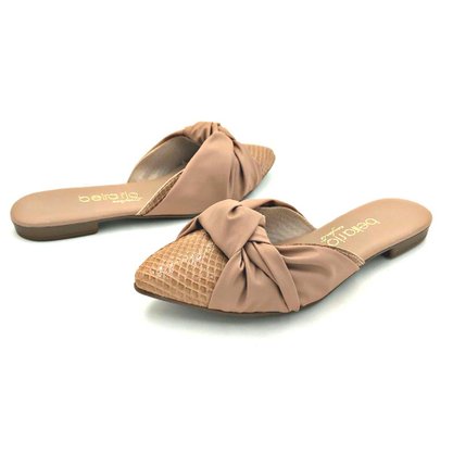 Mule Beira Rio Nude Com Nó 4134473