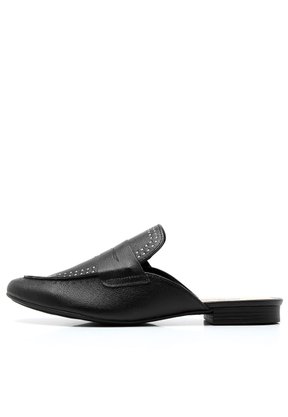 Mule Bottero Couro Natural Preto 300004