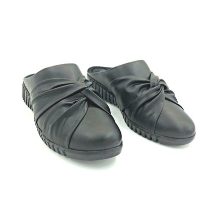 Mule Comfortflex Preto Ultrasoft Com Nó 2174302
