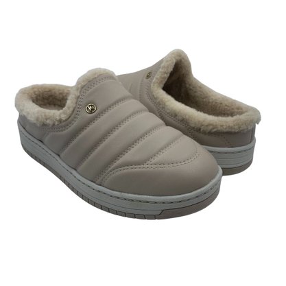 Mule Kolosh com Pelo Flatform Bege 4163