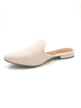 Mule Mississipi Nude Tresse Bico Fino Q2263