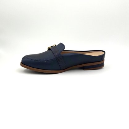 Mule Modare Azul Marinho Ultra Comforto com Fivela