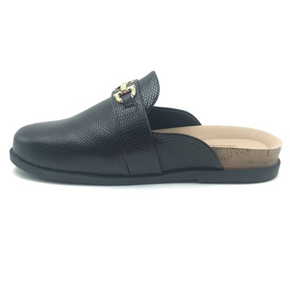 Mule Modare com Enfeite Dourado Preto 7398102
