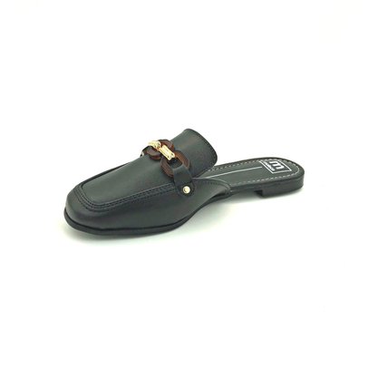 Mule Moleca Preto Com Pedrarias 5722104