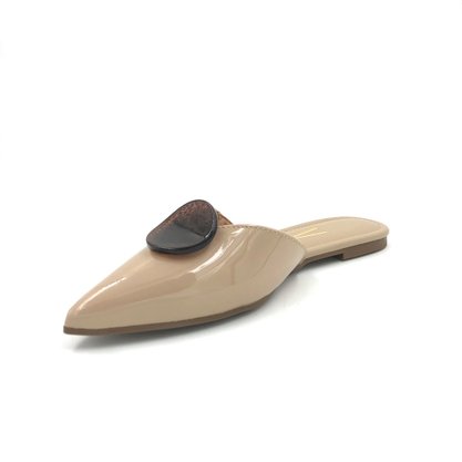 Mule Vizzano Bege Bico Fino 1269.131