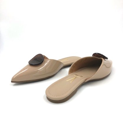 Mule Vizzano Bege Bico Fino 1269.131