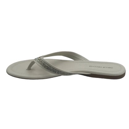 Rasteira Dalla Vecchia Tamanho Especial Off White 20500457
