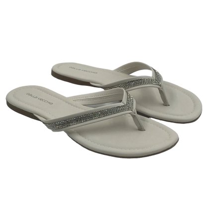 Rasteira Dalla Vecchia Tamanho Especial Off White 20500457