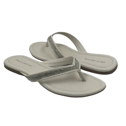 Rasteira Dalla Vecchia Tamanho Especial Off White 20500457