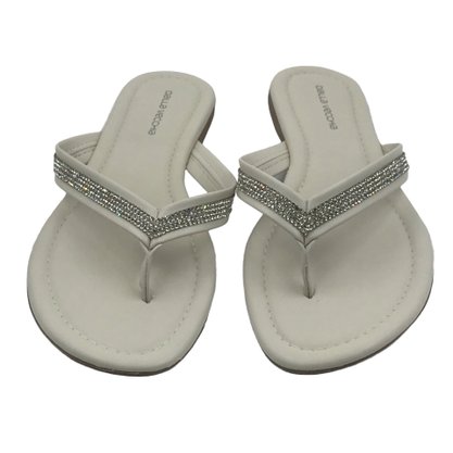 Rasteira Dalla Vecchia Tamanho Especial Off White 20500457