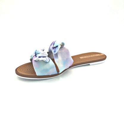 Rasteira Moleca Multicolor Tiras com Nó 5297424