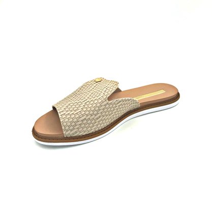 Rasteira Moleca Slide Creme 5443102