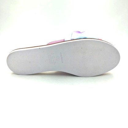 Rasteira Moleca Slide Multicolor Tiras com Nó 5443111