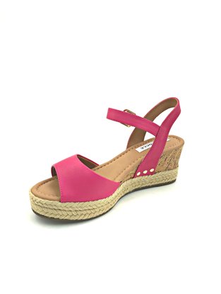 Sandália Bebecê Pink Anabela Corda 4831-244