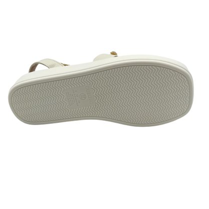 Sandália Beira Rio Flat Form com Detalhe Branca 8487210