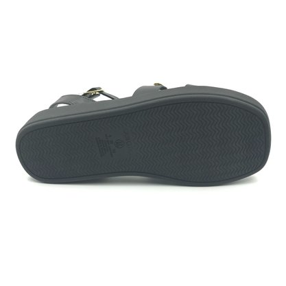 Sandália Beira Rio Flat Form com Detalhe Preta 8487210