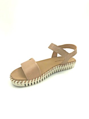 Sandália Bottero Comforto Rasteira Couro Brown 314409