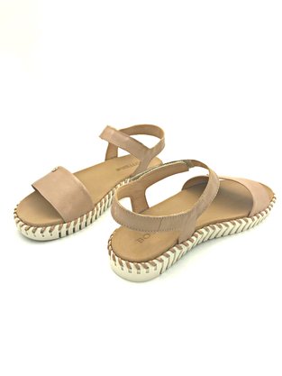 Sandália Bottero Comforto Rasteira Couro Brown 314409