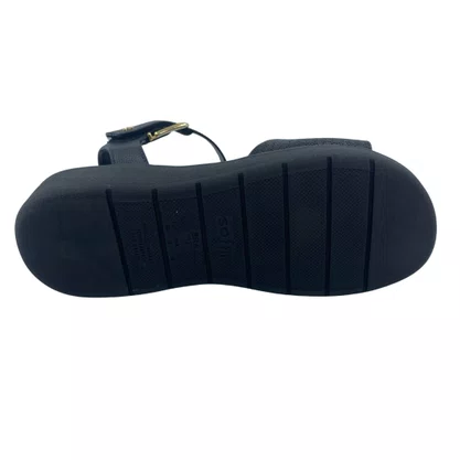 Sandália Calce Fácil Arco Soft Softli Preta 10268