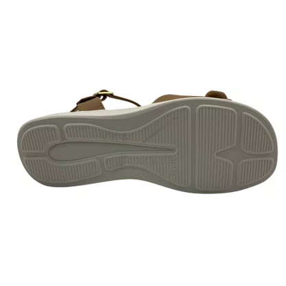 Sandália Comfortflex Bege com Laço 2634404