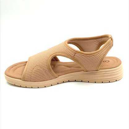 Sandália Comfortflex Calce Fácil Bege 2351402